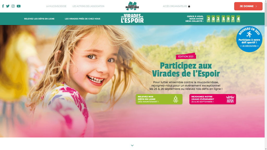 Affiche Virades de l'Espoir